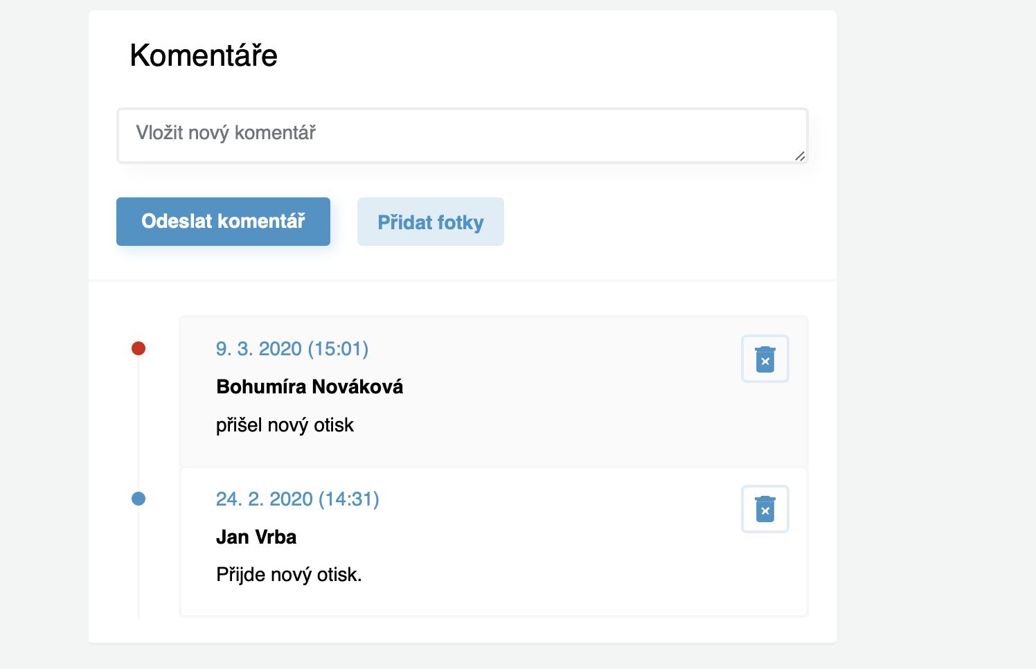 Komunikace - jslab